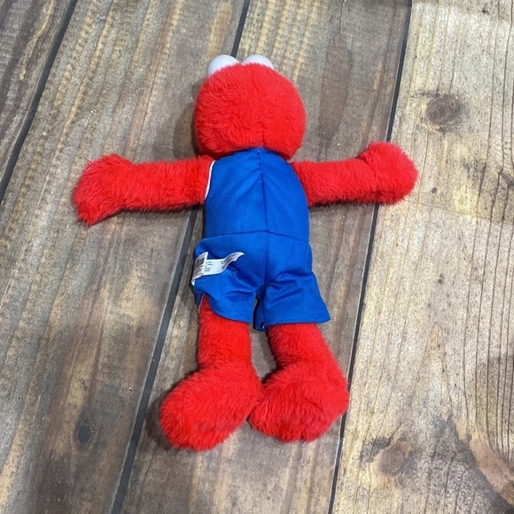 Elmo Basketball Sesame Street Doll 13” plush - Picture 4 of 6